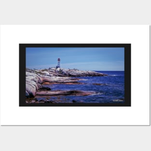 Lighthouse at Peggys Cove Posters and Art